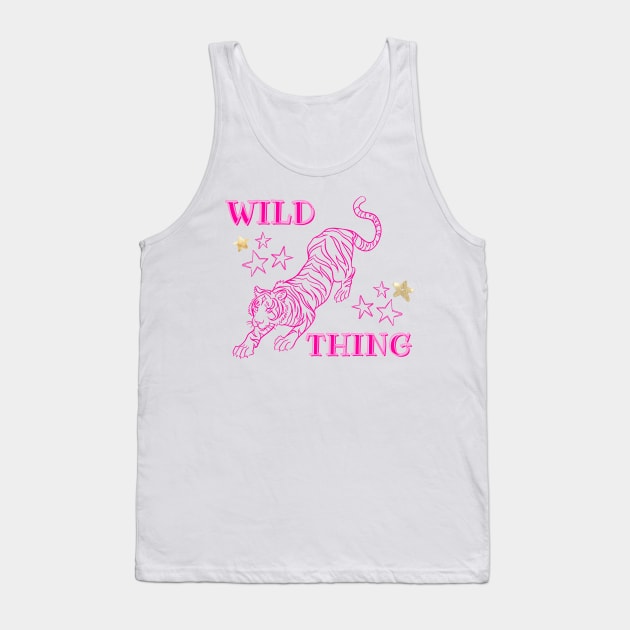 Wild thing Tank Top by Once Upon a Find Couture 